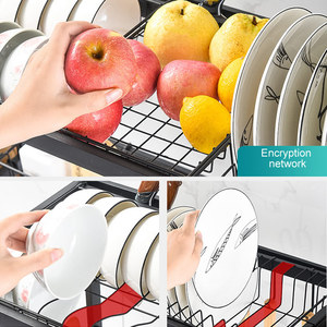 Adjustable Over Stainless Steel <b>Dish</b> Drying Kitchen <b>Rack</b> - Product Image 5
