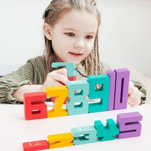 Juguetes Digitales para Niños de 3+ Años, Bloques de Construcción de Madera Apilables con Números del 1 al 10 - Product Image 2