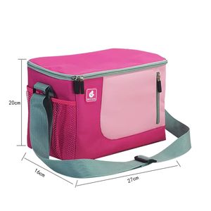 กระเป๋าเก็บความร้อนแบบมีซิปสะพายไหล่ รุ่นปี 2026 สำหรับใส่อาหารกลางวัน บรรจุได้ 6 กระป๋อง  กระเป๋าเก็บความเย็นแบบนุ่ม  บริการ OEM  รับผลิตตามแบบ  โลโก้สั่งทำได้  ขายส่งจำนวนมาก - Product Image 4