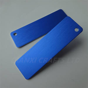 자체 접착 알루미늄 이름판 표시 알로마이트 금속 명판 Tags 알로마이트 알루미늄 라벨 - Product Image 6