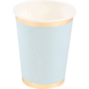 Vasos de Papel Kraft Personalizados de Doble Pared, Duraderos y Reciclables de 9oz para Fiestas de Cumpleaños y Baby Shower - Paquete de 50 - Product Image 4