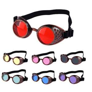 Gafas Steampunk Coloridas Retro de Moda 2019 para Hombre y Mujer, Gafas de Cosplay para Fiestas, Gafas Steampunk - Product Image 1