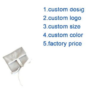 Custom Embossed logo <b>Thick</b> Suede Satin Lining Envelope Jewelry Pouch W/ Necklace Insert Pad - Product Image 6