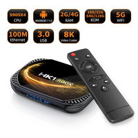 Topleo HK1 RBOX X4S s905x4 8K 4K BT 4,1 tv caja inteligente 4gb 32gb android tv caja barato