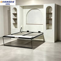Lit Murphy multifonctionnel avec canapé, armoire-lit murale pliable avec armoire de rangement, meubles de maison gain de place