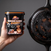 Pâte Nettoyante en Acier Inoxydable Multi-Usages, Crème Dégraissante et Détartrante pour Fours et Ustensiles de Cuisine – Meilleure Vente