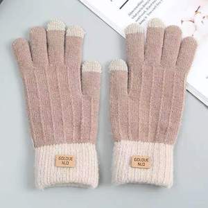 <span class=keywords><strong>Gants</strong></span> en alpaga pour femmes, en tricot d'hiver, écran tactile, doigt complet, <span class=keywords><strong>chaud</strong></span>, épaississant, Plus, <span class=keywords><strong>gants</strong></span> de cyclisme pour hommes - Product Image 6