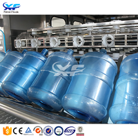 Nouvelle ligne de production d'eau pure automatique 3-en-1 Peak de 5 gallons, machine d'embouteillage d'eau minérale