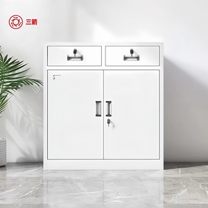 Archivador Metálico de Oficina con Cajones y Puertas con Cerradura, 3 Niveles, Tipo Vertical, Organizador Resistente - Product Image 5