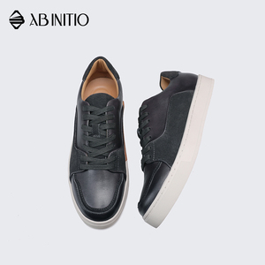Venta al por mayor Casual elegante de gamuza plana de cuero de gimnasio zapatos de los hombres <span class=keywords><strong>zapatillas</strong></span> de deporte - Product Image 2