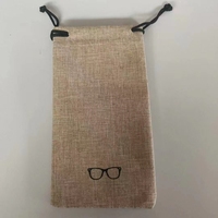 Nouvelle mode, personnalisation colorée, fabrication artisanale, durable, portable, étui de rangement pour lunettes de soleil en tissu doux rectangulaire