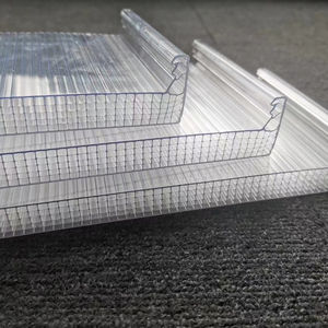 Tettoia <span class=keywords><strong>per</strong></span> Balcone Fai-da-Te Lanyu 100% Vergine <span class=keywords><strong>Policarbonato</strong></span> 8mm 16mm 25mm con Blocco a U <span class=keywords><strong>per</strong></span> Esterni - Product Image 2