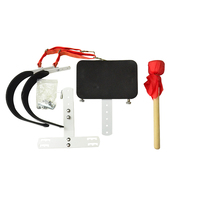 Tambour basse de marche professionnel personnalisé en usine, nickelé, coque blanche, peaux de vache, instrument de percussion, baguette de batterie, sangle