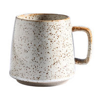Tasse à thé jetable en céramique de porcelaine moderne XUANHUI, couleur unie, avec couvercle et paille, compatible lave-vaisselle et micro-ondes, idéale pour les cadeaux d'affaires et l'utilisation au bureau