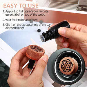 Difusor de aroma de madera con forma personalizada ODM, difusor de aromaterapia para dormir, varillas difusoras de madera, adornos difusores de aceites esenciales. - Product Image 3