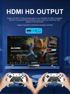 2025 Popular Choice P5X Game Console S905X4 4K TV 40000+ Games Support HD PS1 Dual Wireless <strong>Controller</strong> Game Stick - Product Image 2