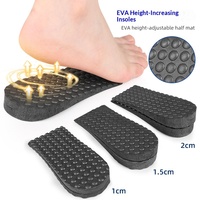Semelles rehausseuses pour hommes et femmes, coussinets de talon, équilibrant la différence de hauteur des jambes, demi-semelles rehausseuses