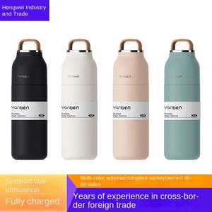 Taza de viaje de vacío doble de acero inoxidable Acus Platinum Jue, venta al por mayor, regalos de negocios, paja, 6-12 horas, aislamiento térmico, ebullición - Product Image 2