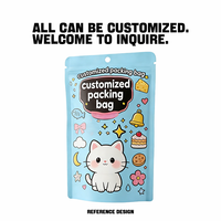 Sachets Doypack refermables anti-odeur et anti-enfants, personnalisés avec impression en héliogravure, en PE et Mylar, pour chips, chewing-gum et aliments pour animaux