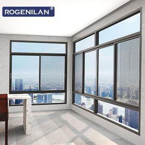 ROGENILAN ผู้จัดจำหน่ายจากจีน <span class=keywords><strong>หน้าต่าง</strong></span>กระจกอลูมิเนียมแบบแคบพิเศษ <span class=keywords><strong>หน้าต่าง</strong></span><span class=keywords><strong>บาน</strong></span><span class=keywords><strong>เลื่อน</strong></span>กระจก Low-E สองชั้นสำหรับภายนอก พร้อมมุ้งลวด - Product Image 5