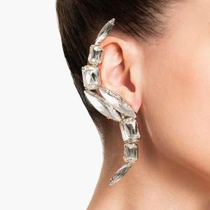 <span class=keywords><strong>Pendientes</strong></span> <span class=keywords><strong>de</strong></span> lujo <span class=keywords><strong>de</strong></span> Plata <span class=keywords><strong>de</strong></span> Ley 925 para mujer, elegantes <span class=keywords><strong>pendientes</strong></span> chapados en <span class=keywords><strong>oro</strong></span> Baguette Zircon Bling Climb Design - Product Image 1