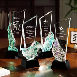 Trofeo Campeón Premio Resina transparente Cristal Trofeo Diseño moderno Recuerdo acrílico personalizado