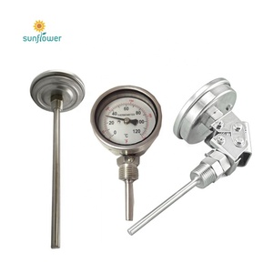 Thermomètre à <span class=keywords><strong>compost</strong></span>-Thermomètre bimétallique en acier inoxydable pour le compostage de l'arrière-cour-2 pouces - Product Image 5
