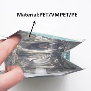 Saco ziplock de plástico para embalagem de alimentos, saco de plástico com válvula para café, saco de plástico com logotipo, sacola com válvula personalizada