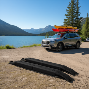 Almohadillas universales suaves para portaequipajes de techo de coche, 31.5 pulgadas, capacidad de carga de 176 libras, portador de kayak con 4 correas de sujeción y bolsa de almacenamiento - Product Image 2