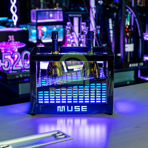 MingXin Barware 8D09 Seau à glace en métal à double paroi - Product Image 5