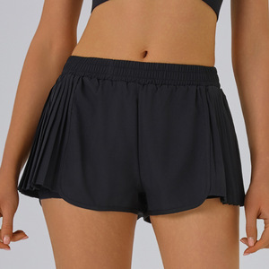 XW-TZ020-2 palestra Fitness abbigliamento sportivo da corsa fascia elastica comodo allenamento da donna <span class=keywords><strong>pantaloncini</strong></span> essenziali larghi per donna - Product Image 1