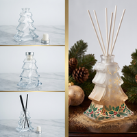 Bouteille en verre gaufrée colorée de 100 ml pour diffuseur à bâtonnets d'aromathérapie, haute qualité, prix usine, pour la décoration intérieure et les articles ménagers