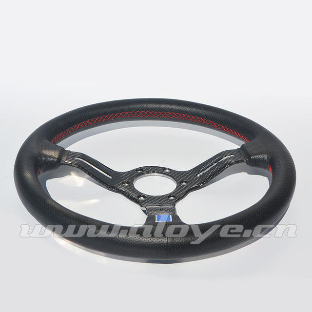 Customize 350MM Carbon Fiber Racing Car Steering Wheel