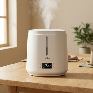 <span class=keywords><strong>Umidificatore</strong></span> a ultrasuoni OEM Top Fill 5L 6L a nebbia fredda per camera da letto, neonati, grandi ambienti, <span class=keywords><strong>piante</strong></span>, <span class=keywords><strong>umidificatore</strong></span> d'aria intelligente con controllo dell'umidità - Product Image 1