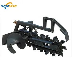 China Standing Compact Skid Steer Loader Trenchers are on sale!