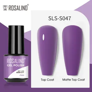 ROSALIND UV gel professionnel ongles fournitures échantillon gratuit esmaltes en soak off gel vernis à ongles collection ensemble créer votre propre marque