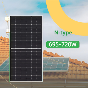 ג 'ינקו טופוקון פאנל סולארי יעילות גבוהה 700 וואט 715w 720w monocrystalline ביפנילים - Product Image 3