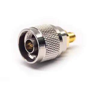 50 ohm reto N macho para fêmea SMA adaptador conector para aplicações RF