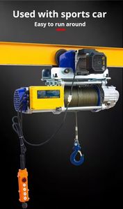 Baru 380V/220V 2-ton perumahan aluminium kawat tali kerekan listrik dengan Motor tembaga murni untuk Hotel ritel & lift mengangkat - Product Image 4