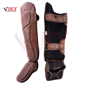 Meilleures ventes Protège-tibia en cuir personnalisé Vente en gros Jambières et jambières - Product Image 3