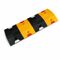 Rampe de circulation modulaire en caoutchouc robuste 1000x350x50mm antidérapante pour câbles de signalisation, pour parkings et routes