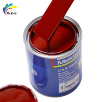 Peinture acrylique transparente rouge Meklon 1K pour la rénovation de carrosserie automobile, couche de base