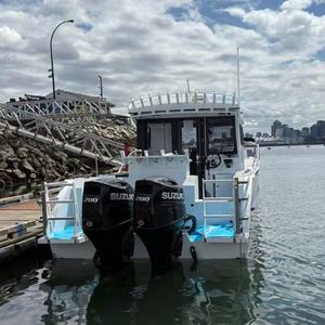 Comercial 9,6 <span class=keywords><strong>metros</strong></span> Offshore V casco soldado velocidad aluminio pesca vela barco yate <span class=keywords><strong>barcos</strong></span> <span class=keywords><strong>de</strong></span> lujo <span class=keywords><strong>con</strong></span> cabina para el océano - Product Image 3