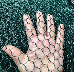Chicken <strong>Wire</strong> for Floral Arrangements, 0.6 Inch Hexagonal Galvanized PVC Coated <strong>Netting</strong> Fence for Crafts, Poultry, Garden - Product Image 2