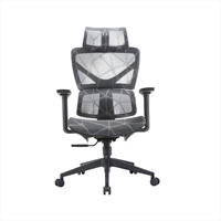 Chaise de bureau ergonomique de haute qualité, confortable pour une utilisation prolongée, avec dossier haut, design ergonomique, roulement fluide, maille respirante