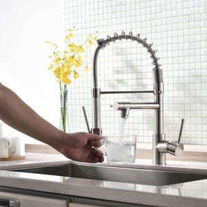 Robinet de cuisine moderne FLG à poignée unique, en acier inoxydable 304 de haute qualité, pour hôtels, installation monotrou - Product Image 4