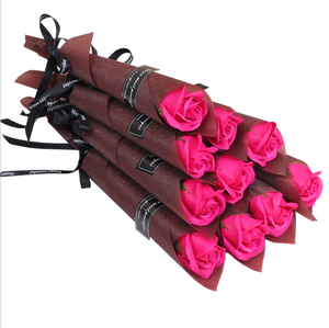 Día de San Valentín <span class=keywords><strong>regalos</strong></span> creativos sola rosa jabón de la flor - Product Image 1