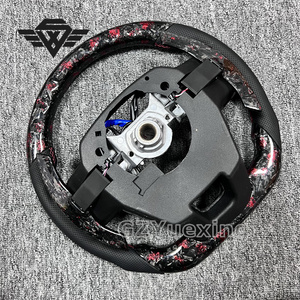 Vente chaude Rouge Feuille Forgé Carbone <span class=keywords><strong>Volant</strong></span> Convient pour Toyota Land Cruiser LC200 LC300 LC79 LC70 LC76 FJ70 FJ79 FJ200 - Product Image 6