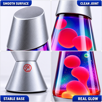 Lampe à lave colorée à brancher, veilleuse en paraffine 110V/230V, style moderne et minimaliste pour chambre à coucher, décoration intérieure et cadeau de fêtes