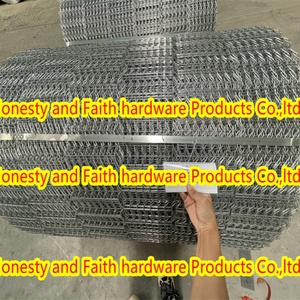 2.0mm Hot Dipped Galvanized Steel Pipeline Counterweight Welded <b>Mesh</b> for Offshore Oil Pipeline Coating HANGSHUN Brand - Product Image 3